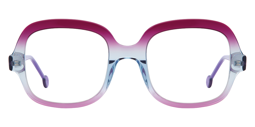L.A. Eyeworks® Carmel Square Eyeglasses - 908 Blue Morpho