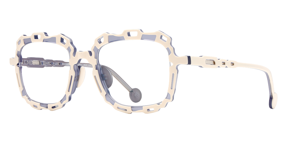 L.A. Eyeworks® Catena Square Eyeglasses - 124 Fog Bone