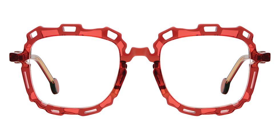 L.A. Eyeworks® Catena Square Eyeglasses - 735 Sinopia