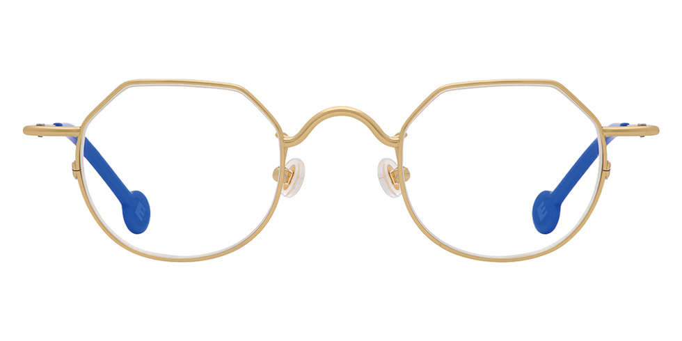 L.A. Eyeworks® Dink Geometric Eyeglasses - 421 Shiny Gold
