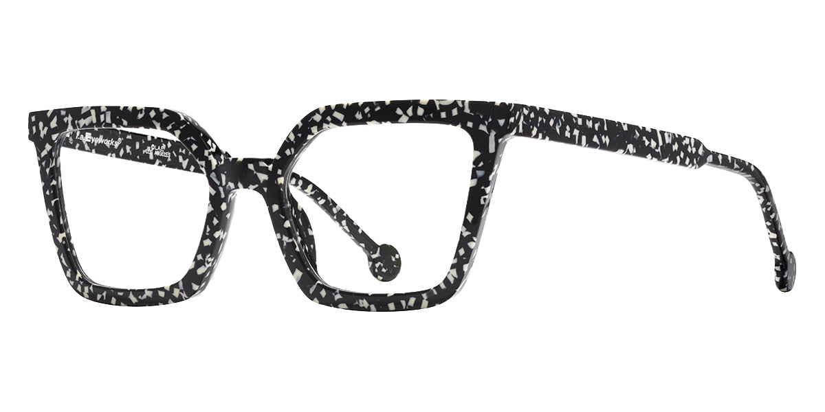L.A.Eyeworks® Hersh Eyeglasses - 615 Salt and Pepper