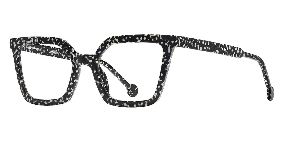 L.A.Eyeworks® Hersh Eyeglasses - 615 Salt and Pepper