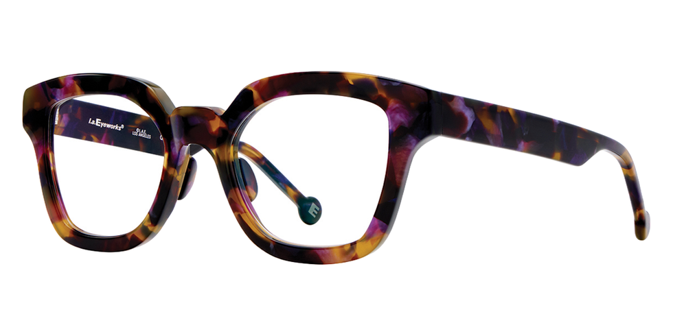 L.A. Eyeworks® Monrovia Square Eyeglasses - 215 Figgy Pie