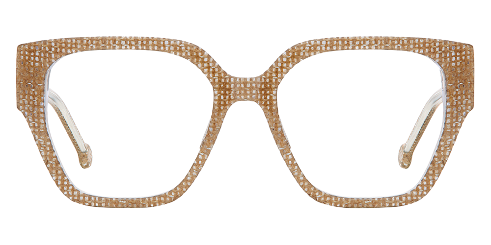 L.A. Eyeworks® Pacoima Square Eyeglasses - 628 Burlap Dance
