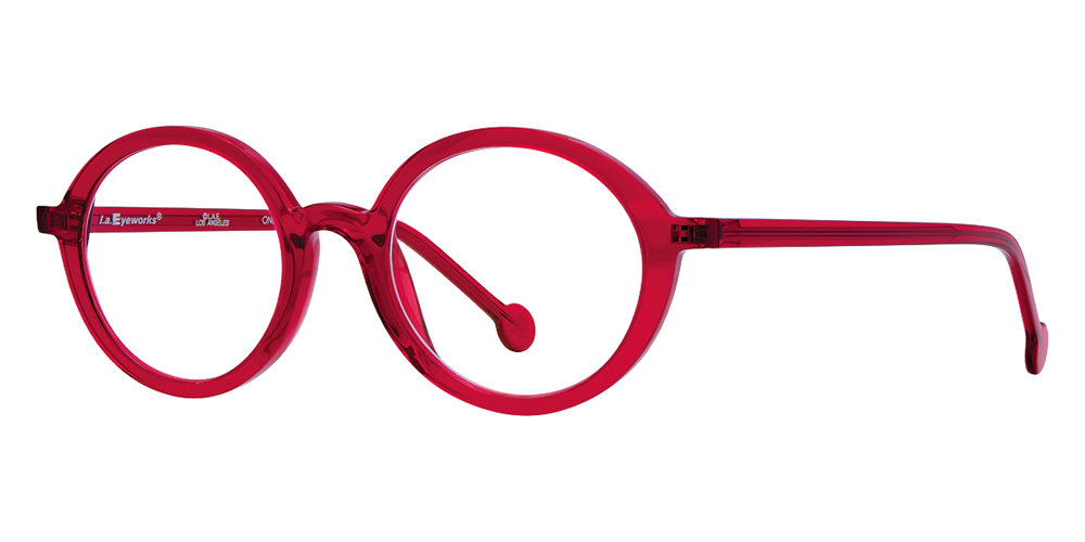 L.A. Eyeworks® Sakari Round Eyeglasses - 386 Mercurochrome