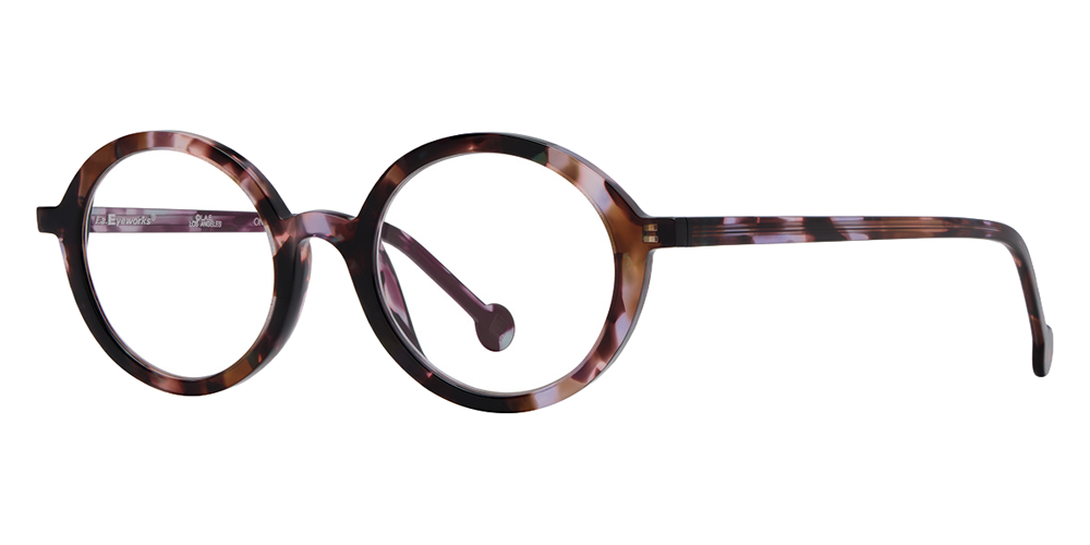L.A. Eyeworks® Sakari Round Eyeglasses - 9164 Purpcicle