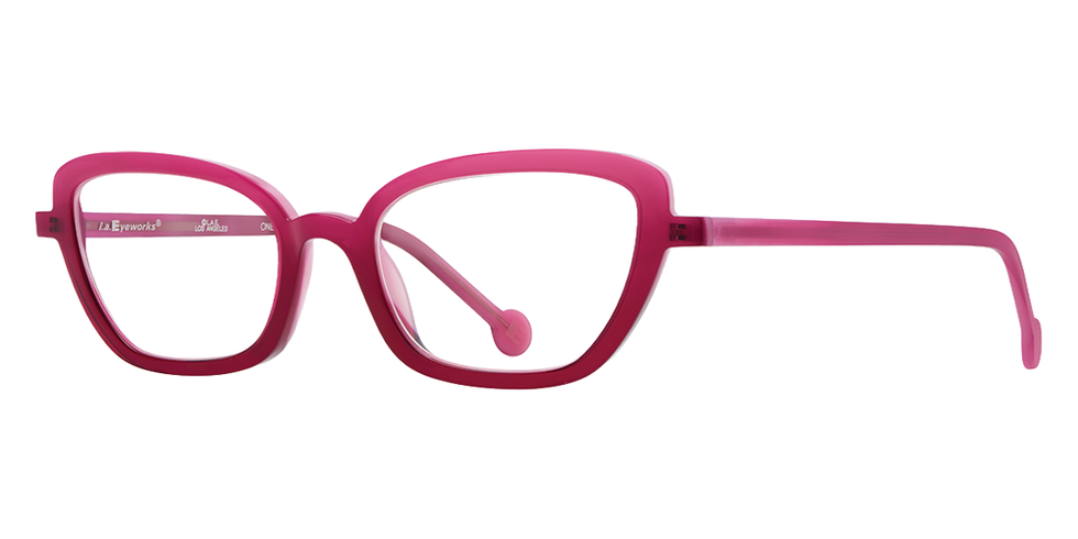 L.A. Eyeworks® Skiff Cat-Eye Eyeglasses - 972 Milk Fruit