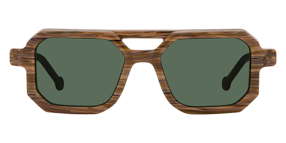 L.A. Eyeworks® Turismo Geometric Sunglasses - 644 Shoofly Pie