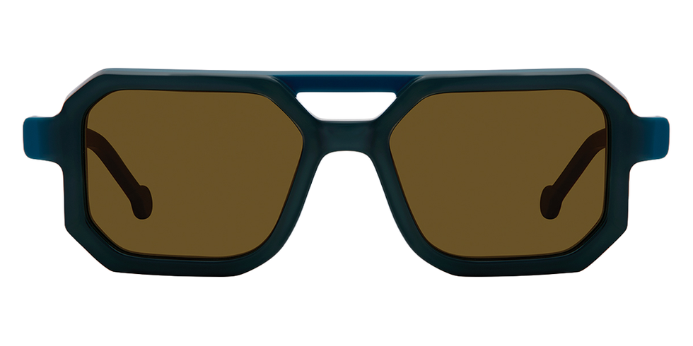 L.A. Eyeworks® Turismo Geometric Sunglasses - 780 Cadet