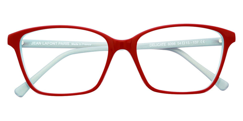 Lafont® Delicate LAF DELICATE 6098 54 - Red 6098 Eyeglasses