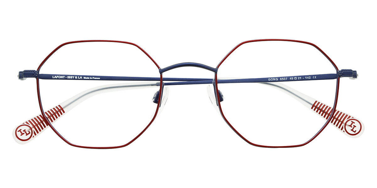 Lafont® Gong LAF GONG 6507 49 - Red 6507 Eyeglasses