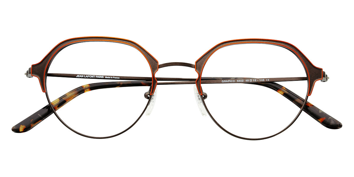 Lafont® Graphic LAF GRAPHIC 5502 49 - Brown 5502 Eyeglasses