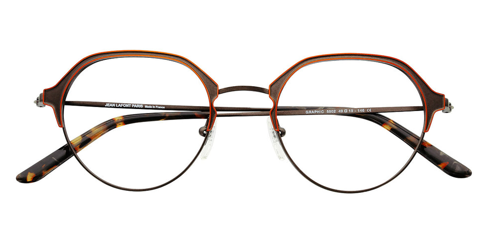 Lafont® Graphic LAF GRAPHIC 5502 49 - Brown 5502 Eyeglasses