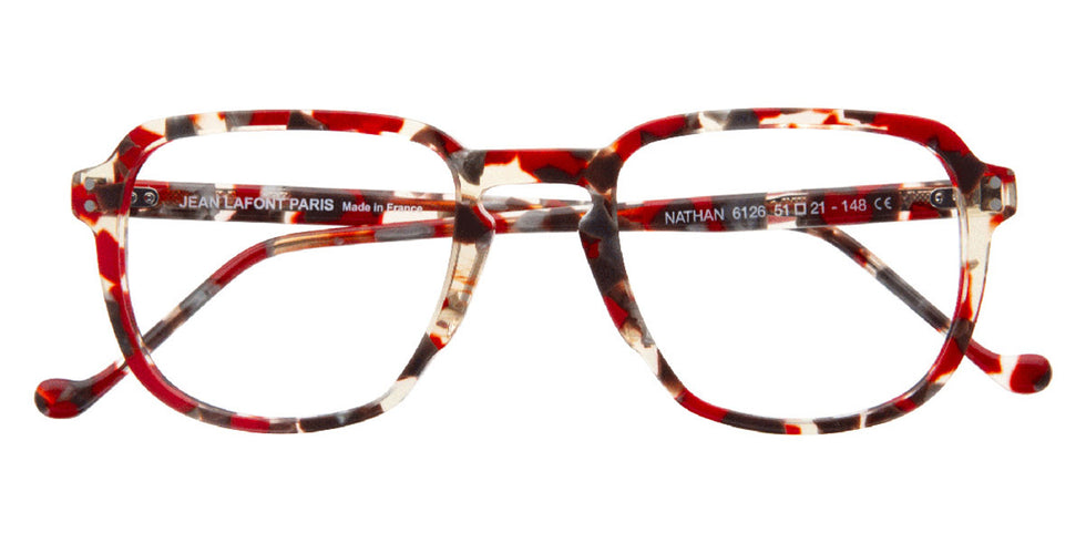 Lafont® Nathan LAF NATHAN 6126 51 - Red 6126 Eyeglasses
