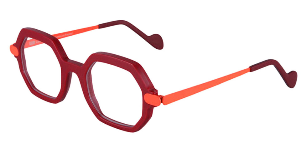 NaoNed® Landrelleg NAO Landrelleg 77RCO 47 - 77RCO Solid Red Cartier/Gurvan Orange Eyeglasses