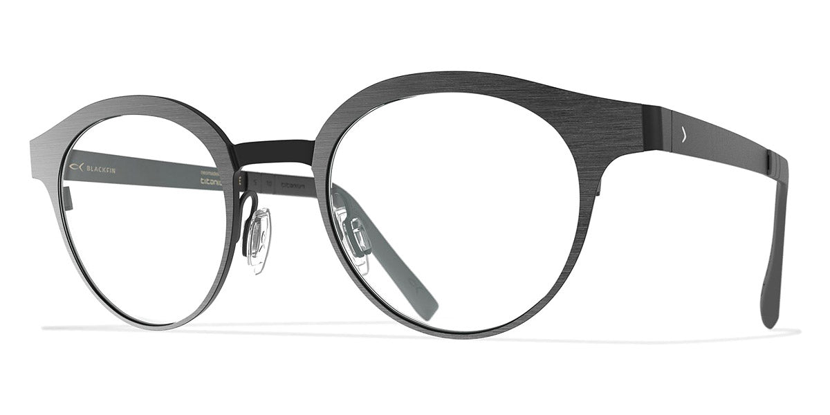 Blackfin® LEESBURG BLF LEESBURG 1514 47 - Brushed Gunmetal/Black Eyeglasses