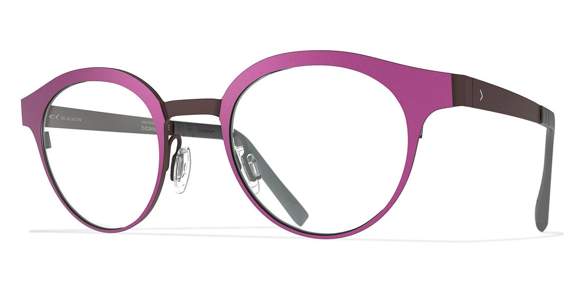 Blackfin® LEESBURG BLF LEESBURG 1555 47 - Magenta/Brown Eyeglasses