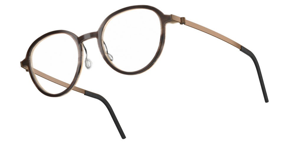 Lindberg® Buffalo Horn™ 1863 Eyeglasses - H18 PU15