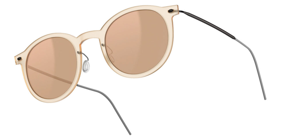 Lindberg® Sun Titanium™ 8338 Sunglasses - SL54 - Rose Gold Mirror/Gray C21M-PU9