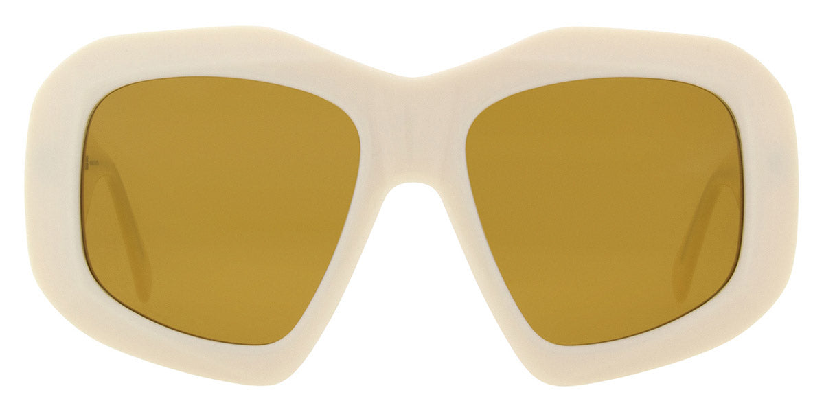 Andy Wolf® Linden Sun ANW Linden Sun b 56 - White/Yellow Sunglasses
