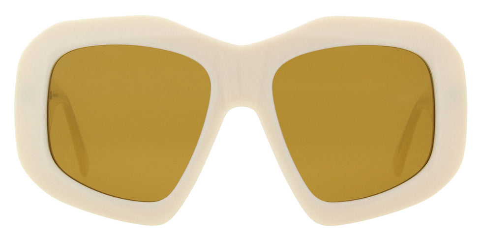 Andy Wolf® Linden Sun ANW Linden Sun b 56 - White/Yellow Sunglasses