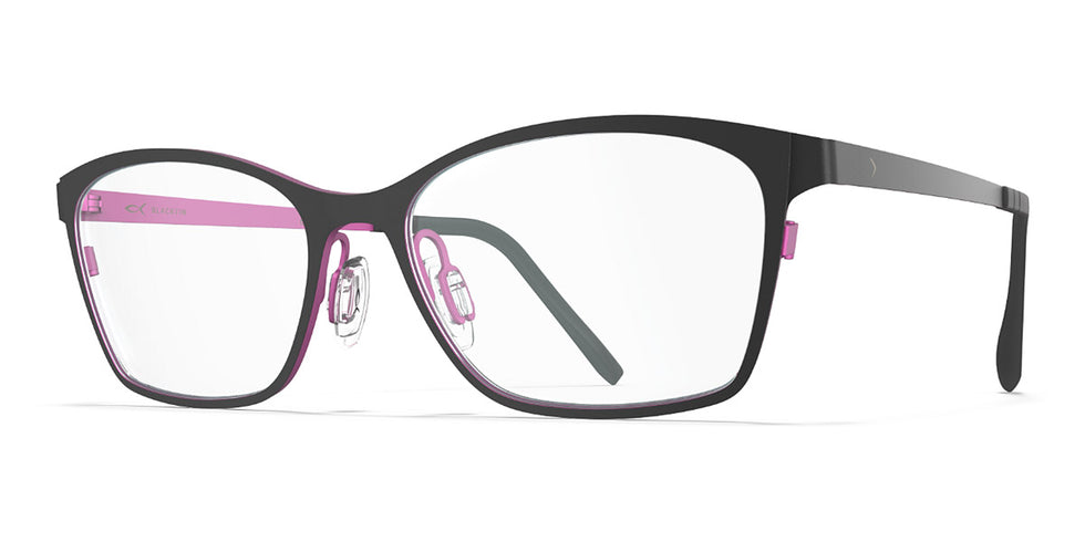 Blackfin® LONG ISLAND BLF LONG ISLAND 1597 49 - Matt Black/Deep Magenta Eyeglasses