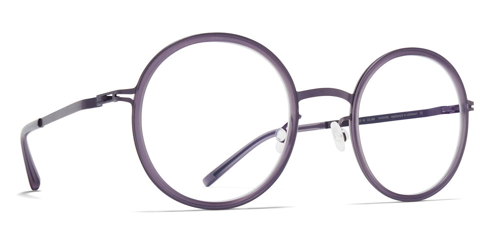 Mykita® LUMI MYK LUMI A51 Blackberry/Matte Smoke 47 - A51 Blackberry/Matte Smoke Eyeglasses