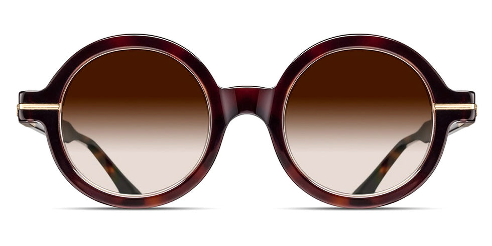 Matsuda® M2059 MTD M2059 Dark Tortoise/Brushed Gold/Brown Gradient 48 - Dark Tortoise/Brushed Gold / Brown Gradient Sunglasses