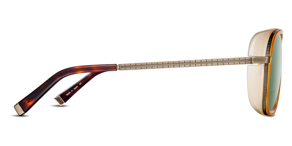 Matsuda® M3023 MTD M3023 Demi Natural/Antique Gold/G-15 52 - Demi Natural/Antique Gold / G-15 Sunglasses