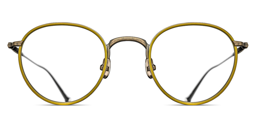 Matsuda® M3085-I MTD M3085-I Antique Gold/Yellow 47 - Antique Gold/Yellow Eyeglasses