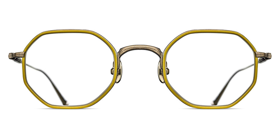 Matsuda® M3086-I MTD M3086-I Antique Gold/Yellow 45 - Antique Gold/Yellow Eyeglasses