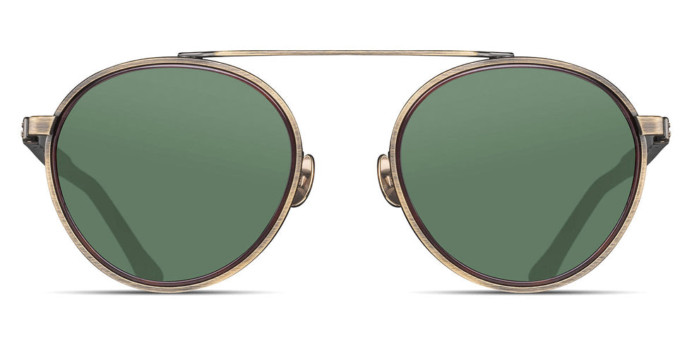 Matsuda® M3125 MTD M3125 Antique Gold/Dark Tortoise/G-15 49 - Antique Gold/Dark Tortoise / G-15 Sunglasses