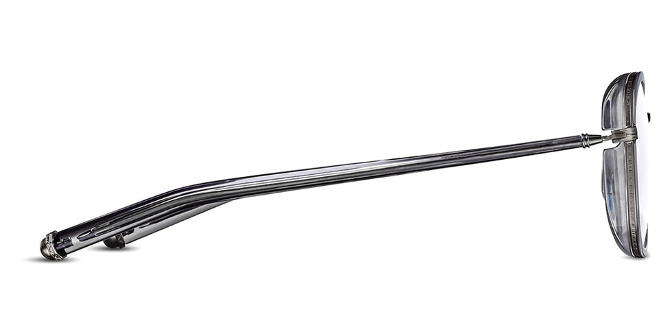 Matsuda® M3126 MTD M3126 Antique Silver/Grey Crystal 49 - Antique Silver / Grey Crystal Eyeglasses