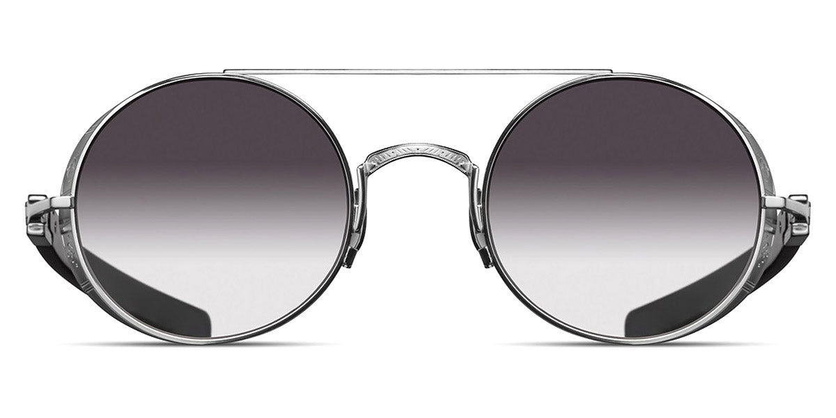 Matsuda® M3128 MTD M3128 Palladium White/Black / Grey Gradient 48 - Palladium White/Black / Grey Gradient Sunglasses
