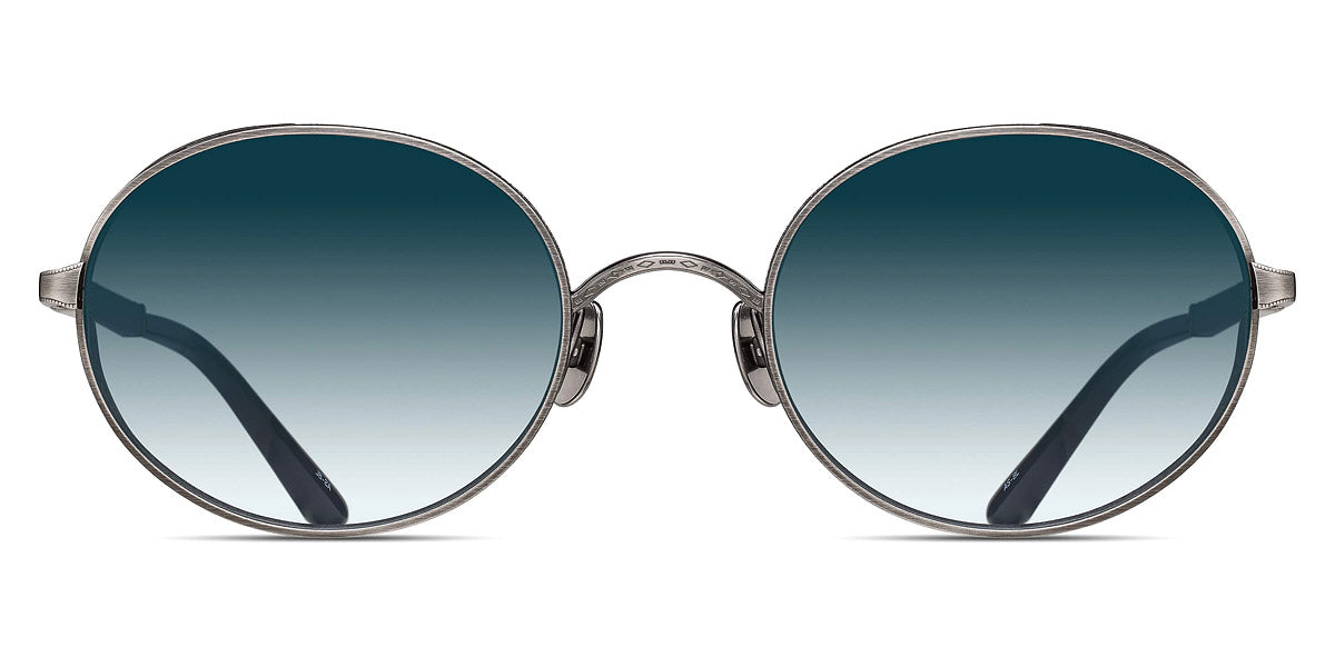 Matsuda® M3137 MTD M3137 Antique Silver/Blue Lacquer / Blue Gradient 51 - Antique Silver/Blue Lacquer / Blue Gradient Sunglasses