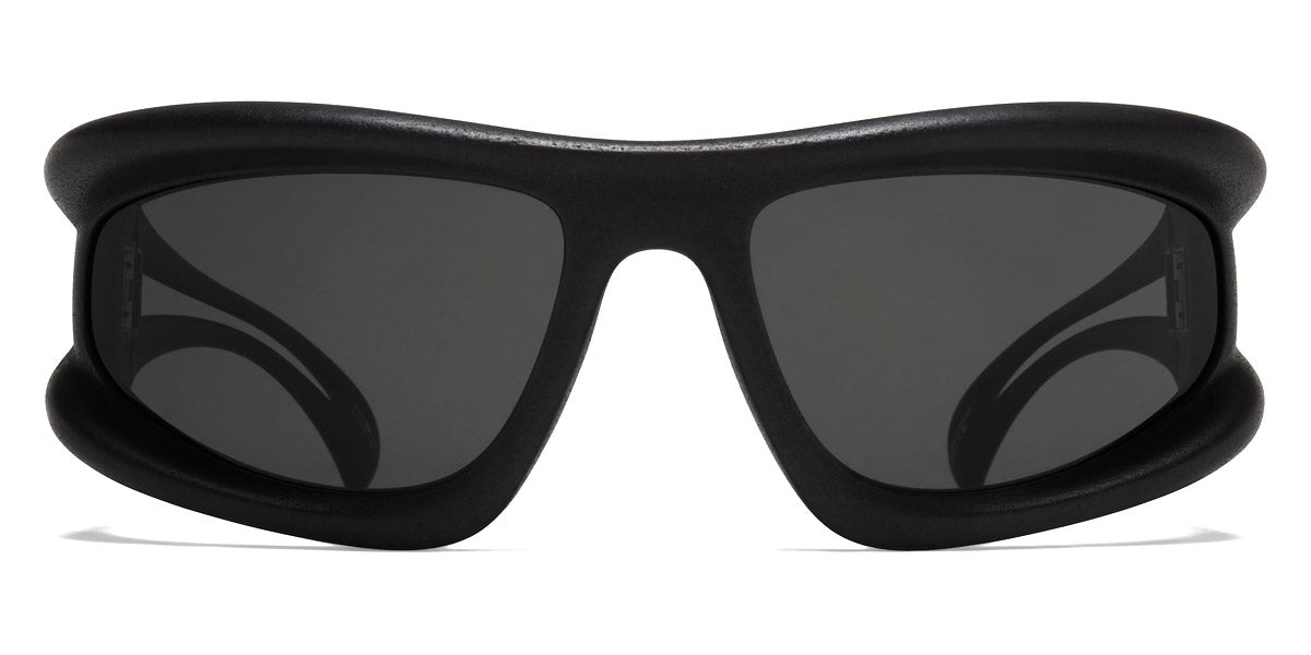 Mykita® MARFA MYK MARFA MD1 Pitch Black / Dark Grey Solid Shield 70 - MD1 Pitch Black / Dark Grey Solid Shield Sunglasses
