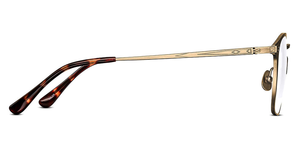 Matsuda® 2808H-V2 MTD 2808H-V2 Antique Gold/Brown 45 - Antique Gold / Brown Eyeglasses