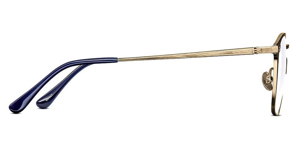 Matsuda® 2808H-V2 MTD 2808H-V2 Brushed Gold/Navy 45 - Brushed Gold / Navy Eyeglasses