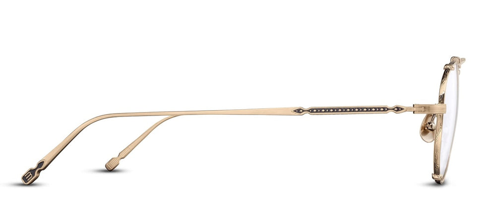 Matsuda® M3142 MTD M3142 Brushed Gold 52 - Brushed Gold Eyeglasses