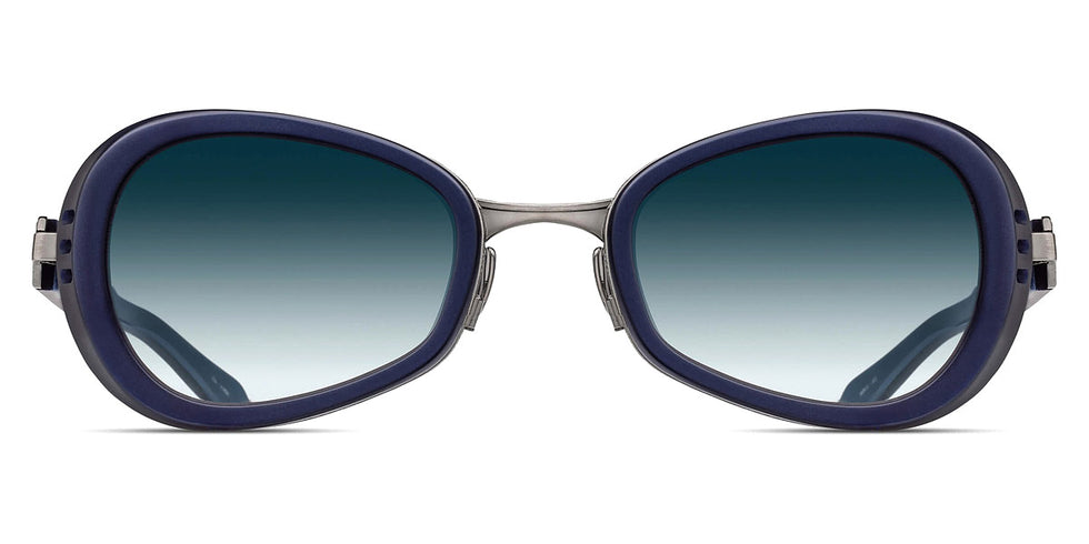 Matsuda® 10616H MTD 10616H Matte Navy/Antique Silver/Blue Gradient 49 - Matte Navy/Antique Silver / Blue Gradient Sunglasses