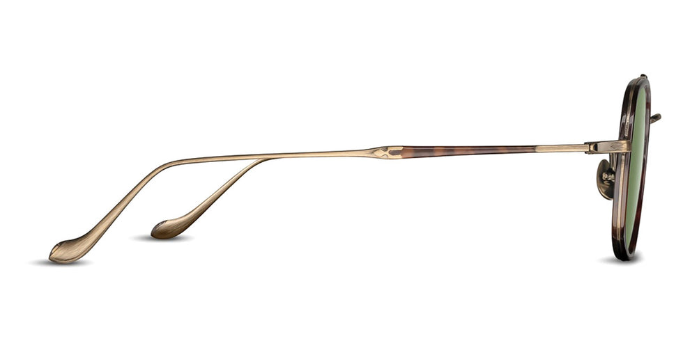 Matsuda® M3123 MTD M3123 Antique Gold/Dark Tortoise/Sage Green 55 - Antique Gold/Dark Tortoise / Sage Green Sunglasses