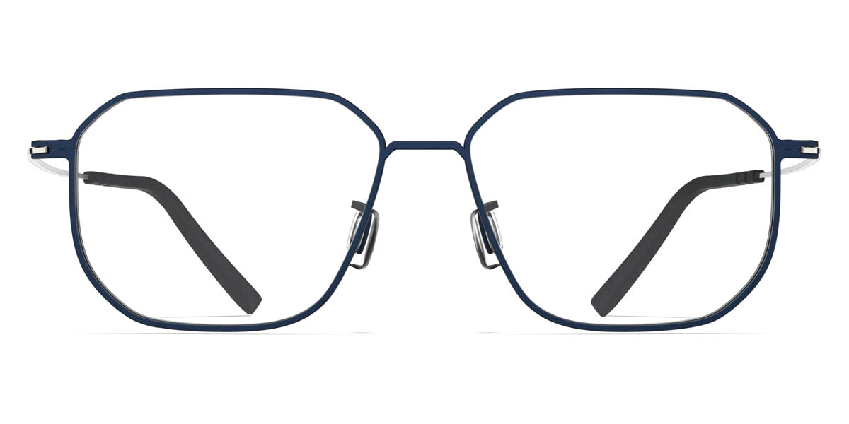 【新品】FRANCO BASSI／50th Anniv.／ビッグメダリオン Blackfin® MENDOCINO Rectangular Eyeglasses - EuroOptica