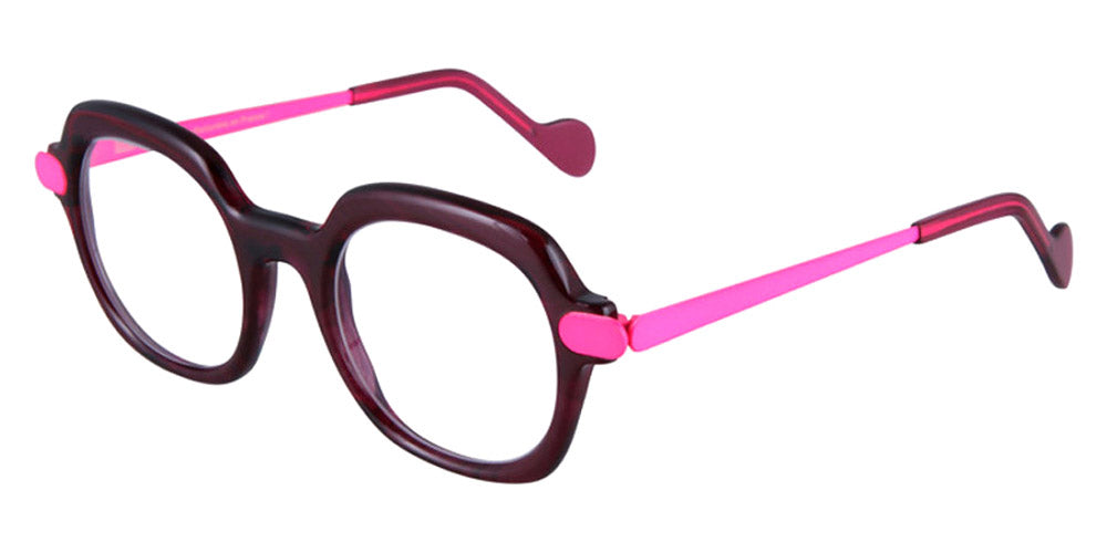 NaoNed® Min Aour NAO Min Aour 81VI 48 - 81VI Transparent Pinky Violet/Neon Pink Eyeglasses