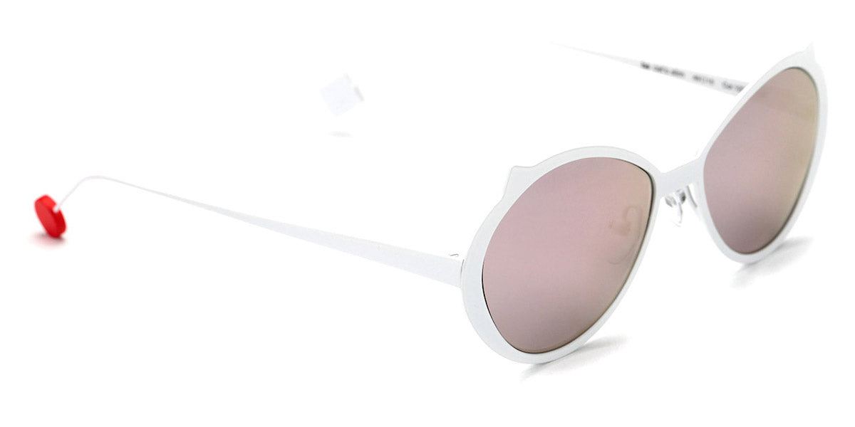 Sabine Be® Mini Be Cat'S Slim Sun - Satin White Sunglasses