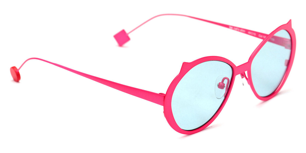 Sabine Be® Mini Be Cat'S Slim Sun - Satin Neon Pink Sunglasses