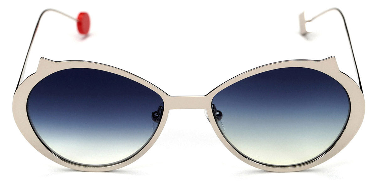 Sabine Be® Mini Be Cat'S Slim Sun - Polished Palladium Sunglasses