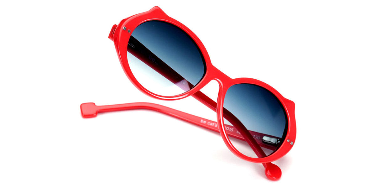Sabine Be® Mini Be Cat'S Sun - Shiny Red Sunglasses