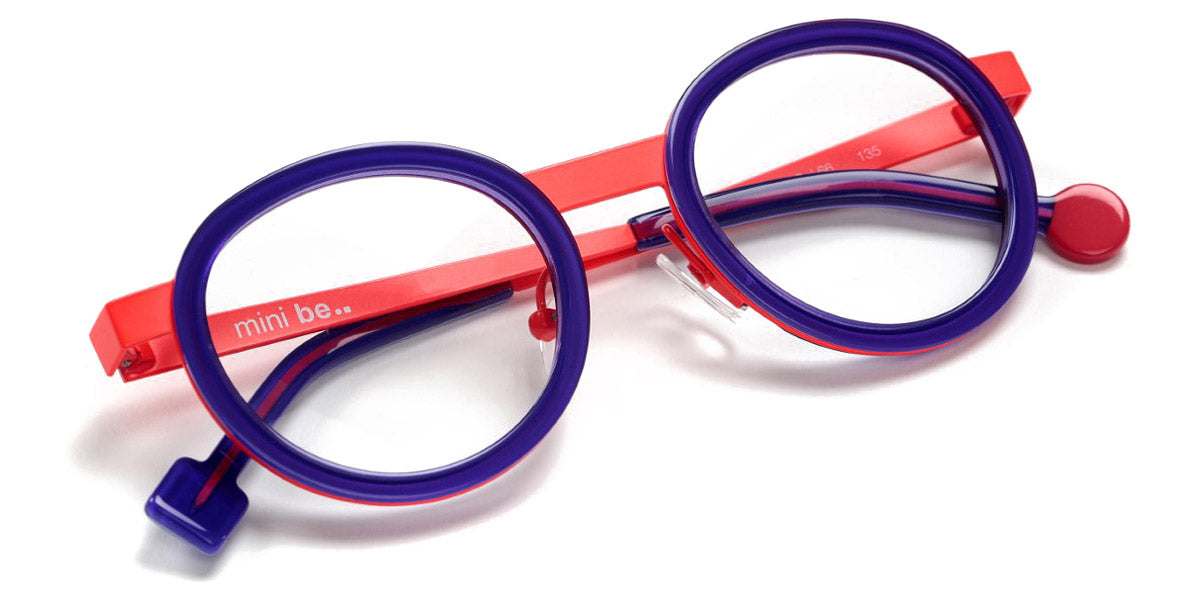 Sabine Be® Mini Be Lucky SB Mini Be Lucky 66 43 - Shiny Purple / Satin Neon Orange Eyeglasses
