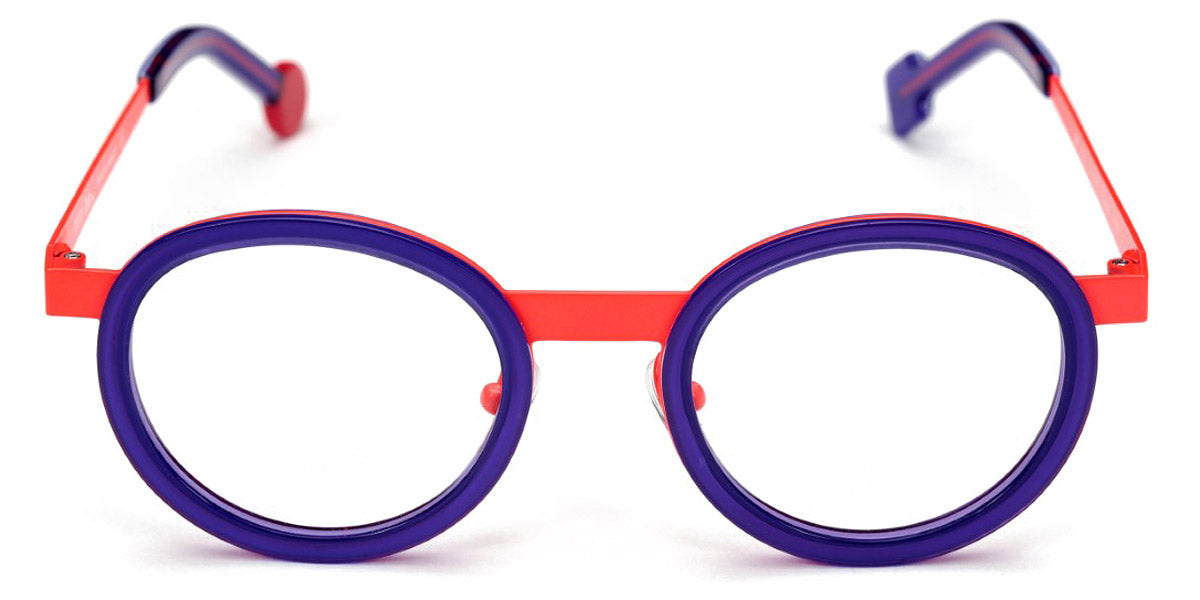 Sabine Be® Mini Be Lucky SB Mini Be Lucky 66 43 - Shiny Purple / Satin Neon Orange Eyeglasses