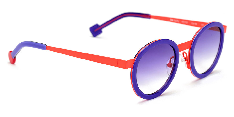 Sabine Be® Mini Be Lucky Sun SB Mini Be Lucky Sun 66 43 - Shiny Purple / Satin Neon Orange Sunglasses